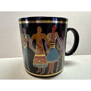 NEW - 1988 Laurel Burch Mug Familia del Mundo World Family Coffee Tea Mug Cup